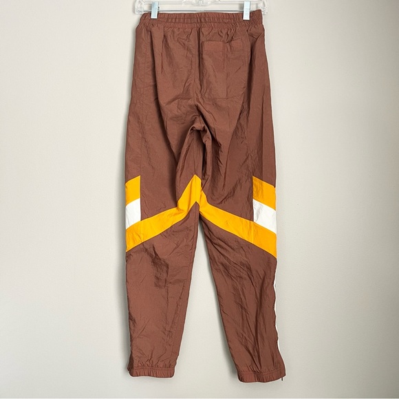 Adidas Brown Athletic Pant Men’s S DC United Soccer Blokecore Streetwear Zippers - Picture 2 of 9